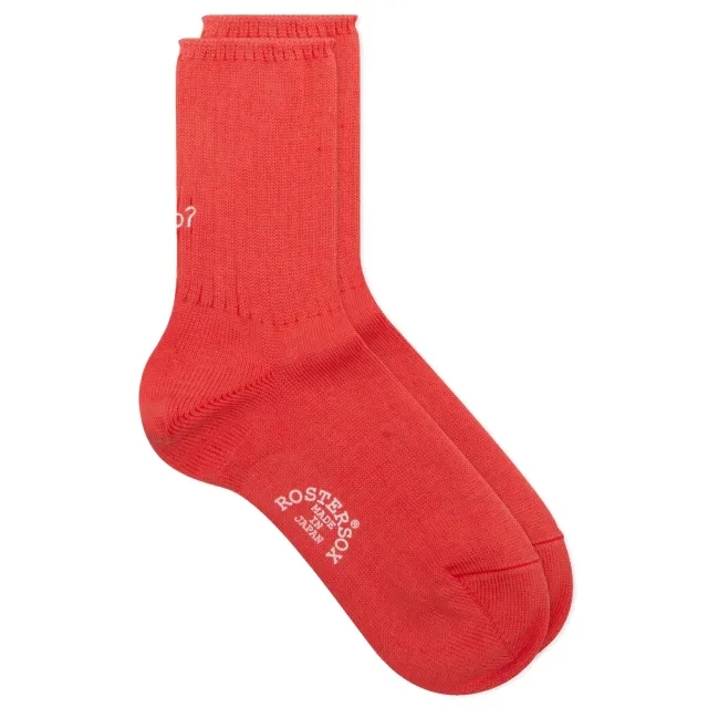 Rostersox What's Up Socks Red