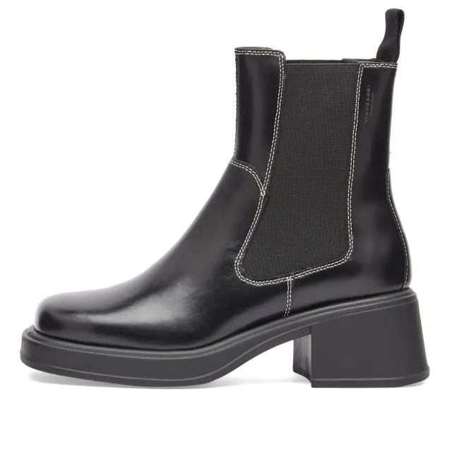 Vagabond Shoemakers Women's Dorah Leather Ankle Boot Black/White