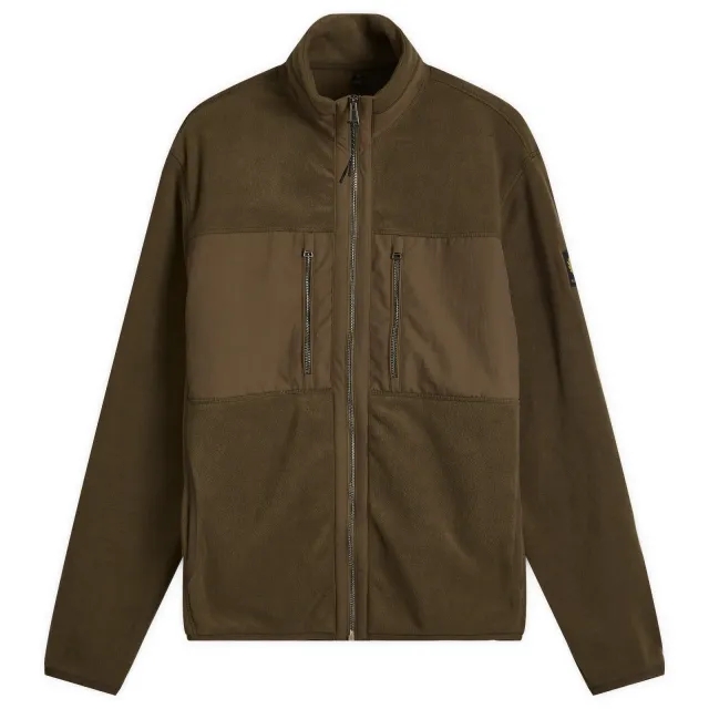 Belstaff Men's Welder Full Zip Sweatshirt Brown