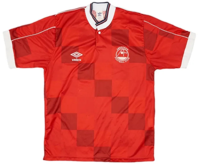 Umbro 1987-90 Aberdeen Home Shirt - 9/10 - (S)