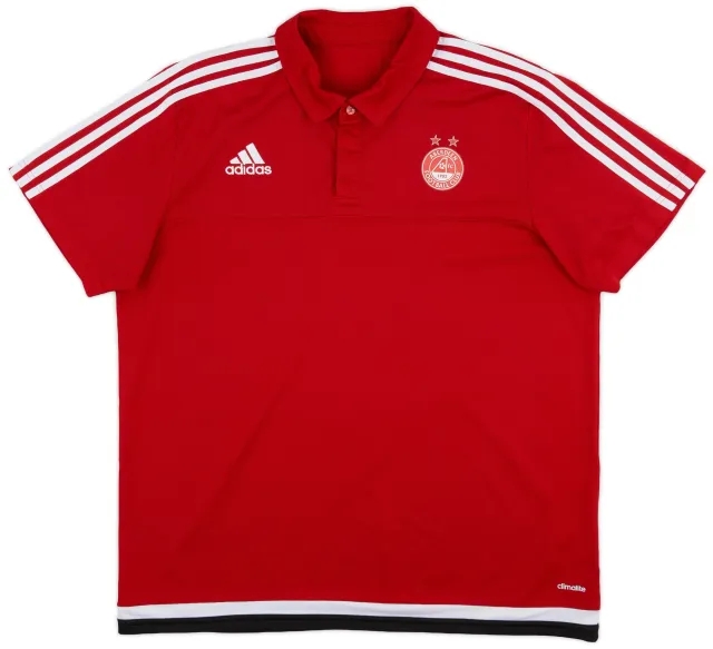 2015-16 Aberdeen adidas Polo Shirt - 8/10 - (XL)