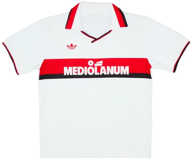 adidas 1990-91 AC Milan Away Shirt - 9/10 - (M)