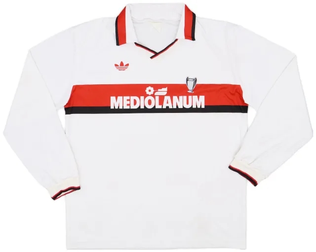adidas 1990-92 AC Milan Away L/S Shirt - 7/10 - (XL)