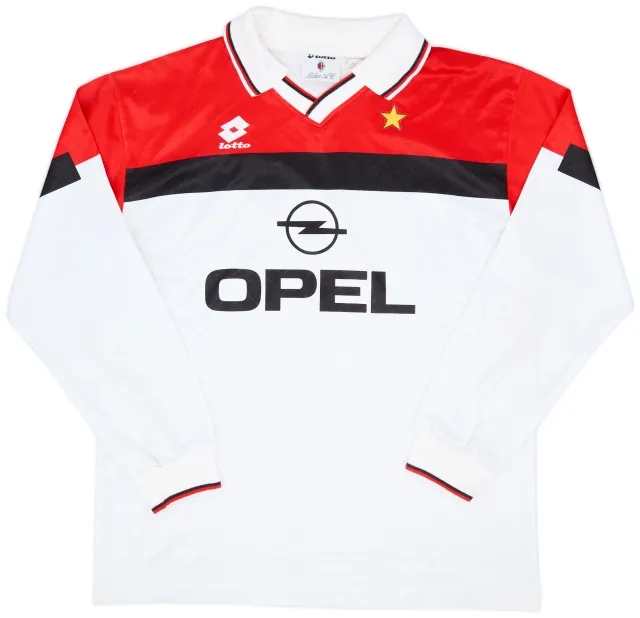 Lotto 1994-95 AC Milan Away Shirt - 8/10 - (XXL)