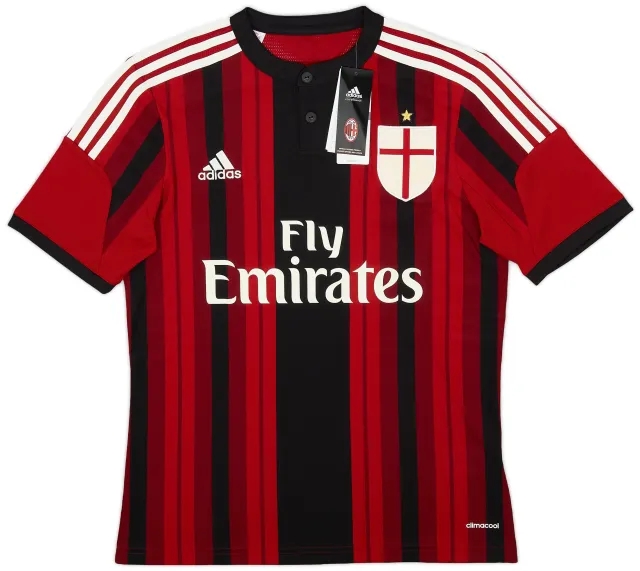 adidas 2014-15 AC Milan Home Shirt (XL.Boys)
