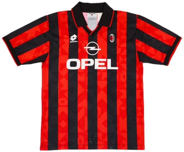 Lotto 1995-96 AC Milan Home Shirt #15 - 6/10 - (L)