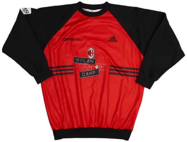 2002-03 AC Milan Junior Camp adidas Sweat Top - 9/10 - (XXL)