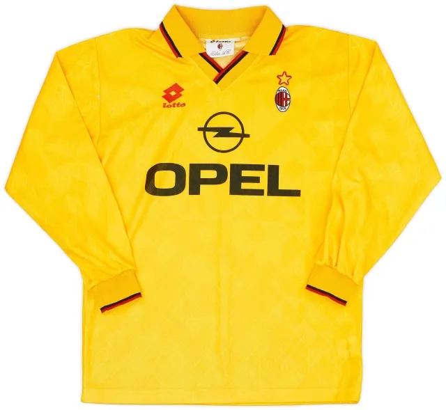 Lotto 1994-96 AC Milan Third L/S Shirt - 8/10 - (S)