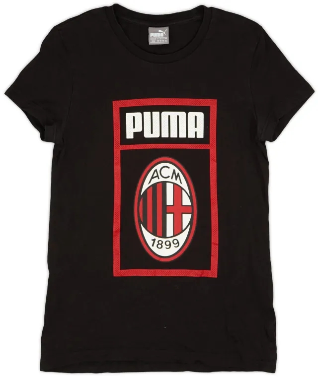 2010s AC Milan Puma Graphic Tee - 8/10 - (M)