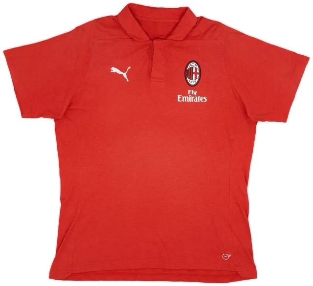2018-19 AC Milan Puma Training Polo Shirt - 8/10 - (XL)