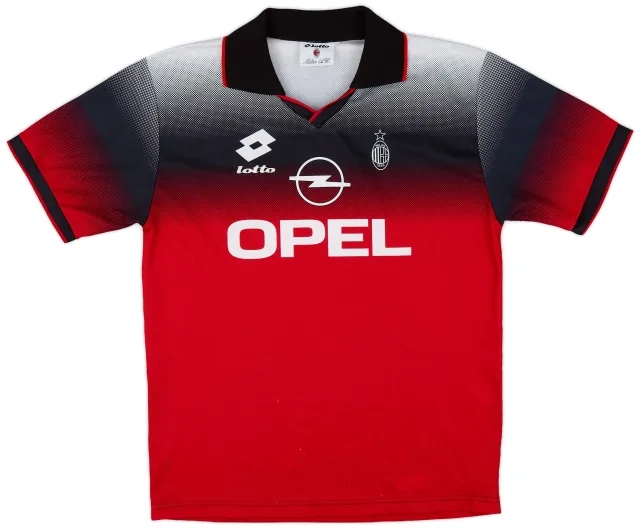 1995-96 AC Milan Lotto Training Shirt - 9/10 - (L)