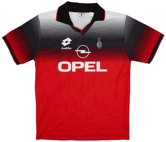1995-96 AC Milan Lotto Training Shirt - 8/10 - (XL)