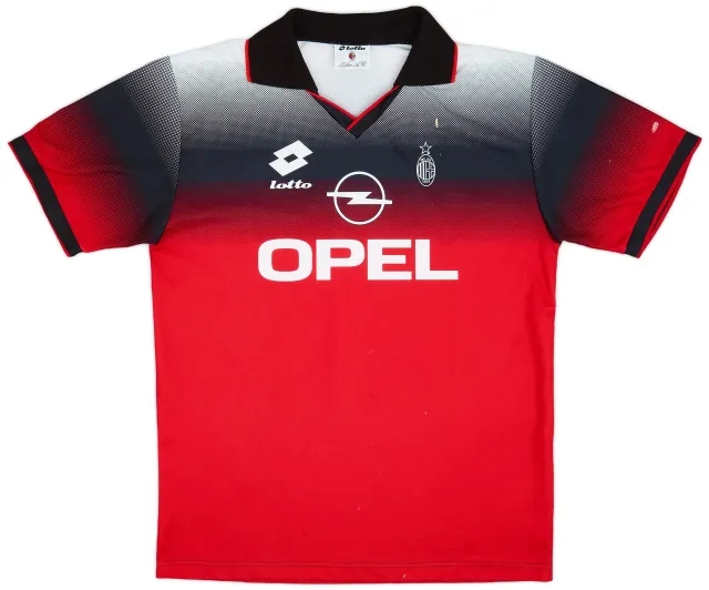 1996-97 AC Milan Lotto Training Shirt - 7/10 - (L)