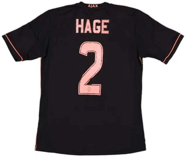 adidas 2013-14 Ajax Away Shirt Hage #2 - 5/10 - (XL.Boys)