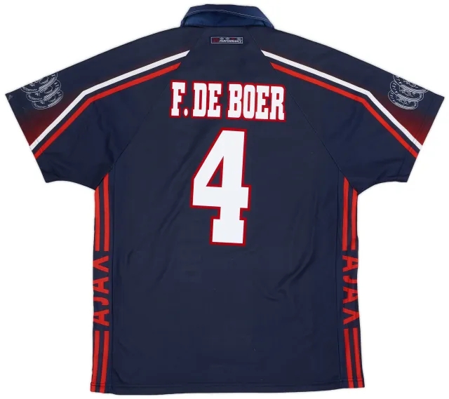 Umbro 1997-98 Ajax Away Shirt F.De Boer #4 - 8/10 - (L)