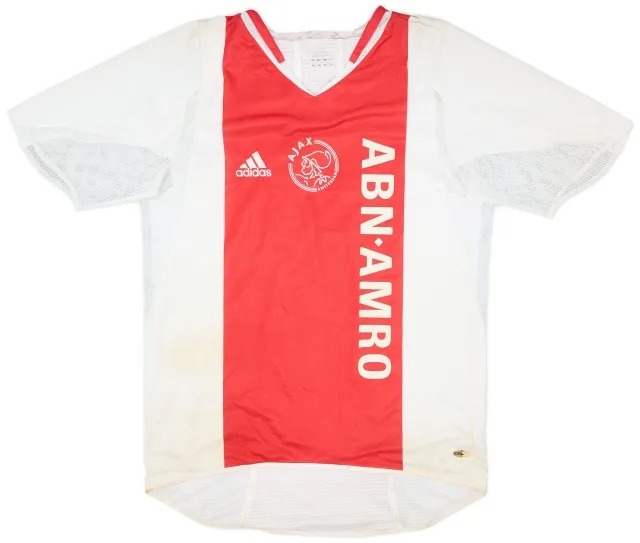adidas 2004-05 Ajax Player Issue Home Shirt - 4/10 - (M)