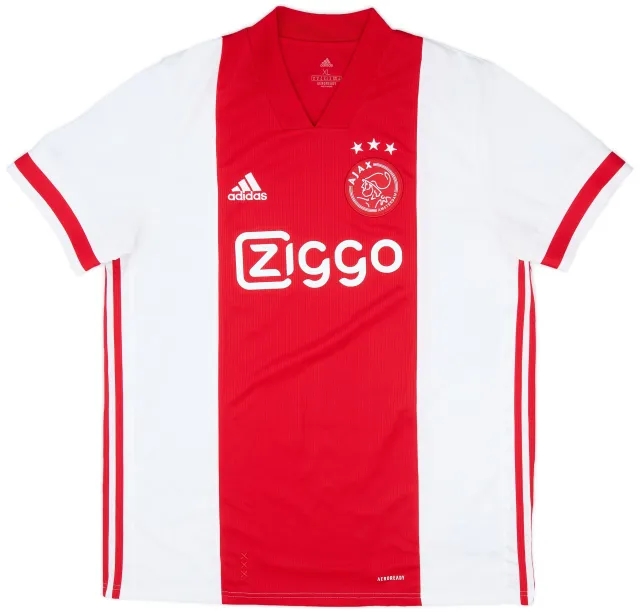 adidas 2020-21 Ajax Home Shirt - 8/10 - (XL)