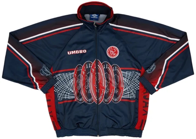1997-98 Ajax Umbro Track Jacket - 10/10 - (XXL)