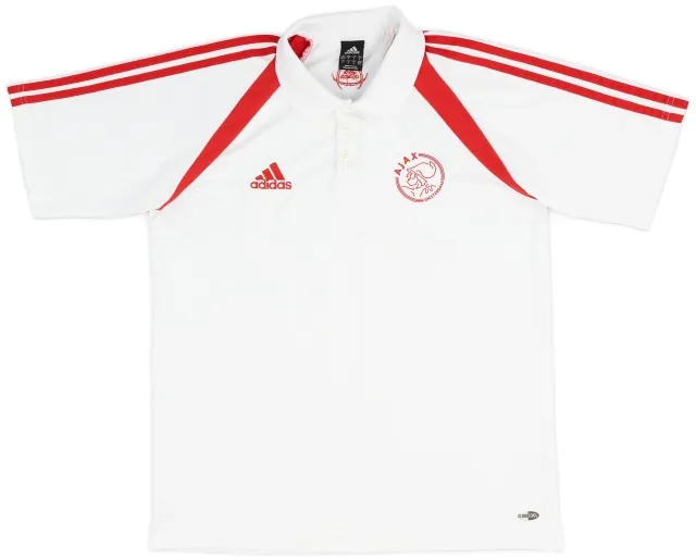 2008-09 Ajax adidas Polo Shirt - 6/10 - (M/L)
