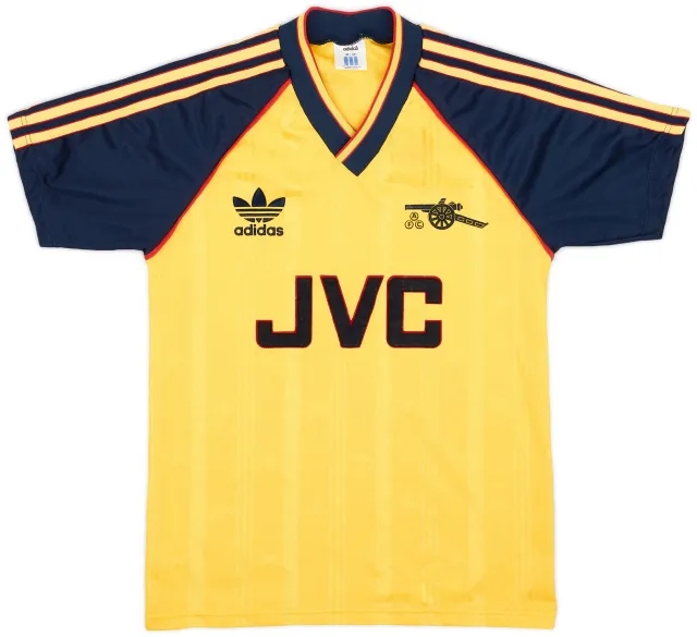 adidas 1988-91 Arsenal Away Shirt - 9/10 - (Y)
