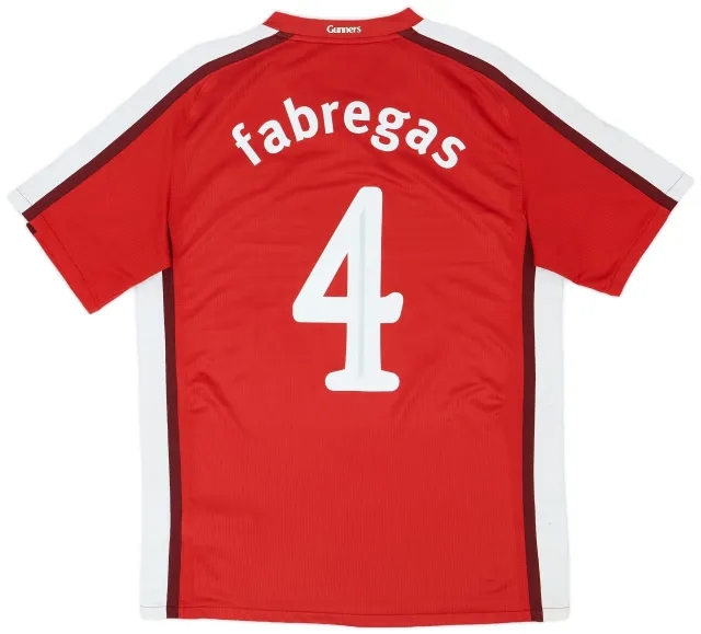 Nike 2008-10 Arsenal Home Shirt Fabregas #4 - 6/10 - (L)