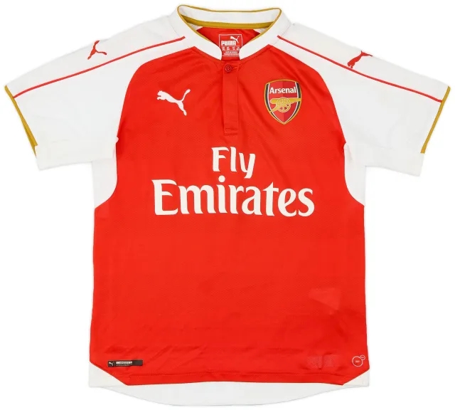 Puma 2015-16 Arsenal Home Shirt - 8/10 - (XL.Boys)