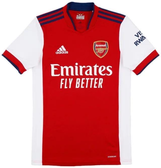 Nike 2021-22 Arsenal Home Shirt - 8/10 - (XS)