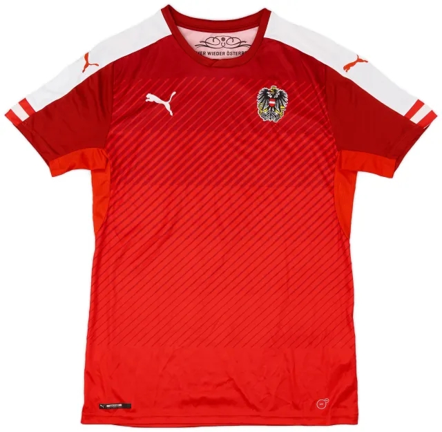 Puma 2016-17 Austria Home Shirt - 9/10 - (M)