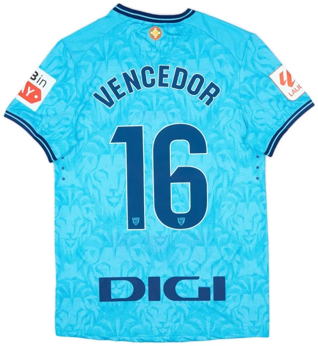 Castore 2023-24 Athletic Bilbao Match Issue Away Shirt Vencedor #16