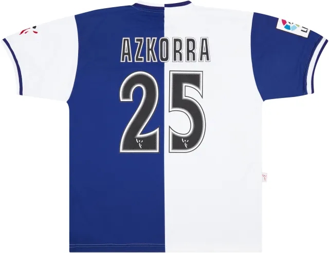 2004-05 Atletic Bilbao Match Issue Away Shirt Azkorra #25