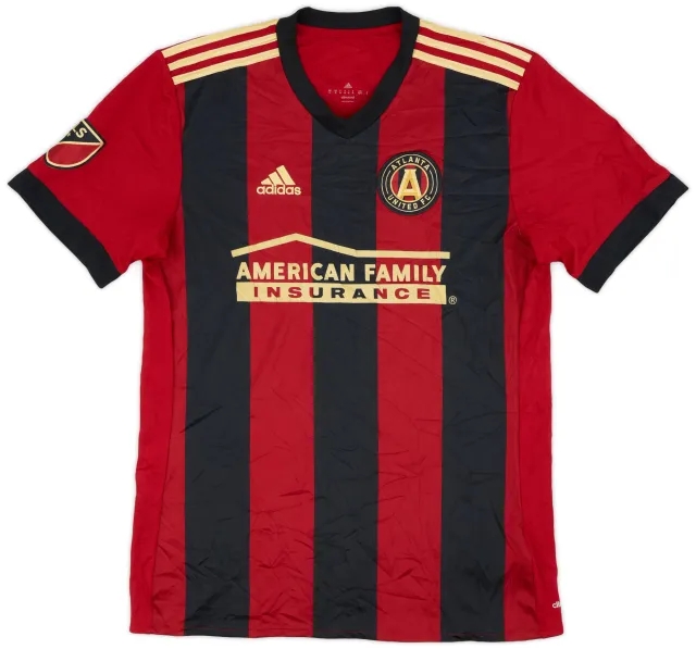 adidas 2017 Atlanta United Home Shirt - 8/10 - (M)