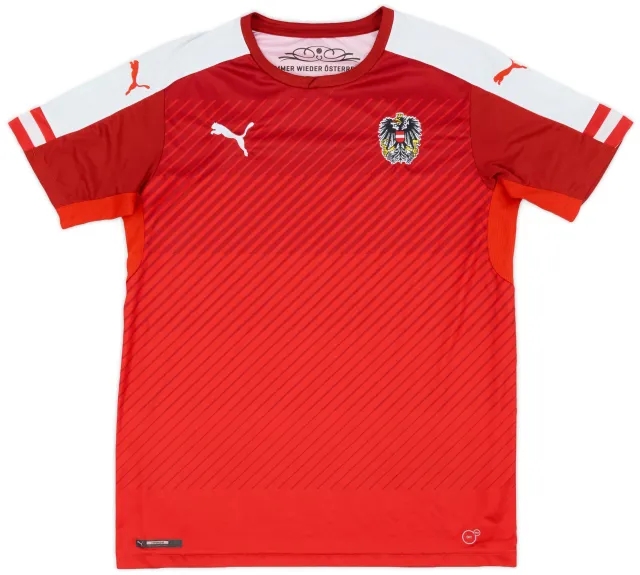 Puma 2016-17 Austria Home Shirt - 8/10 - (XXL.Boys)