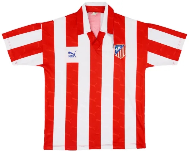 Puma 1992-93 Atletico Madrid Home Shirt - 8/10 - (S)