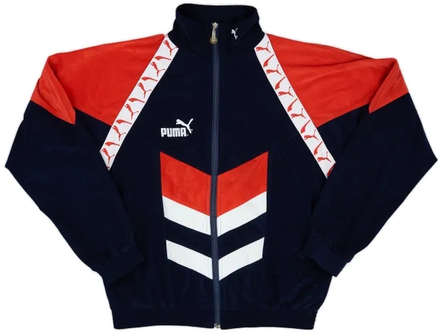 1996-98 Atletico Madrid Puma Track Jacket - 9/10 - (M)