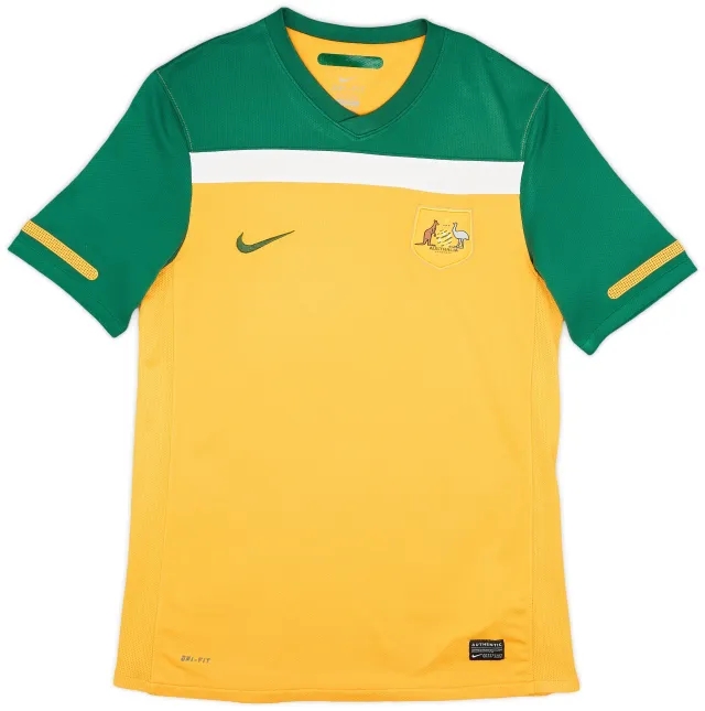 Nike 2010-11 Australia Home Shirt - 9/10 - (XL.Boys)
