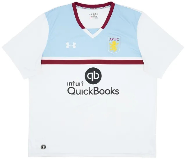Under Armour 2016-17 Aston Villa Away Shirt - 8/10 - (4XL)