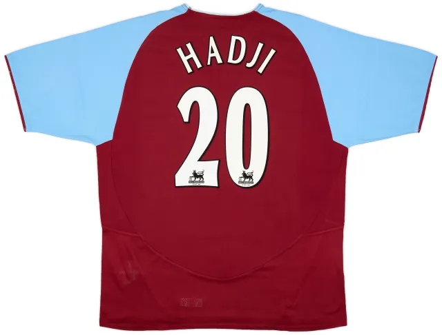Diadora 2003-04 Aston Villa Home Shirt Hadji #20 - 9/10 - (L)