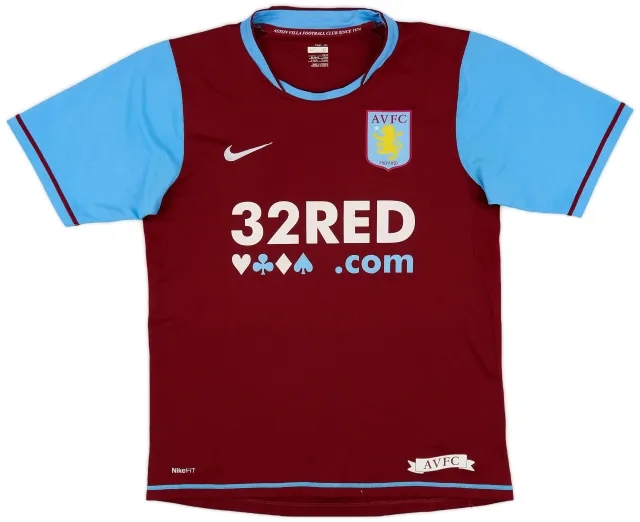 Nike 2007-08 Aston Villa Home Shirt - 4/10 - (S)