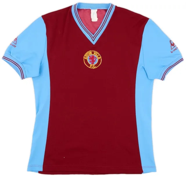 LeCoqSportif 1981-82 Aston Villa Home Shirt - 9/10 - (M)