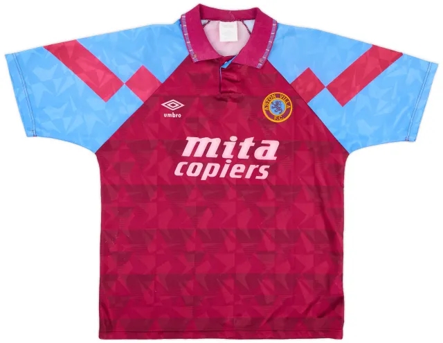 Umbro 1990-92 Aston Villa Home Shirt - 7/10 - (M)