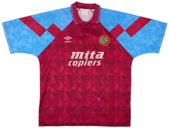 Umbro 1990-92 Aston Villa Home Shirt - 6/10 - (XL)
