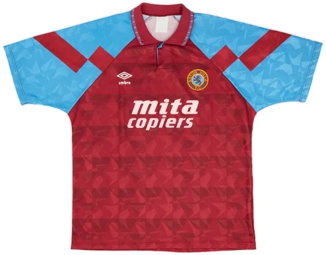 Umbro 1990-92 Aston Villa Home Shirt - 8/10 - (L)