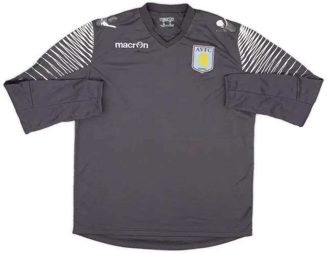 2015-16 Aston Villa Macron Training L/S Shirt - 5/10 - (S)