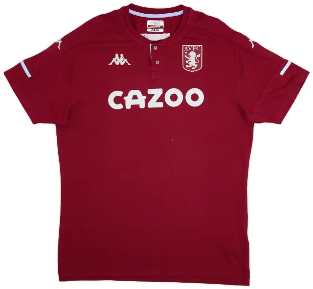 2020-21 Aston Villa Kappa Polo Shirt - 8/10 - (3XL)