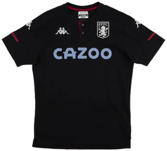 2020-21 Aston Villa Kappa Polo Shirt - 7/10 - (L)