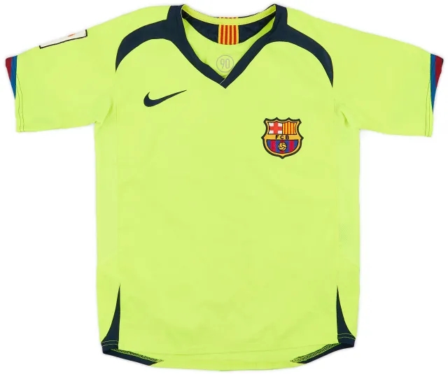 Nike 2005-06 Barcelona Away Shirt - 7/10 - (S.Boys)