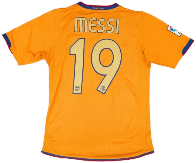 Nike 2006-08 Barcelona Away Shirt Messi #19 - 8/10 - (S)