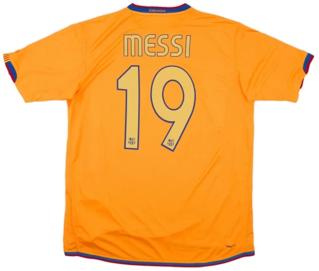Nike 2006-08 Barcelona Away Shirt Messi #19 - 6/10 - (L)