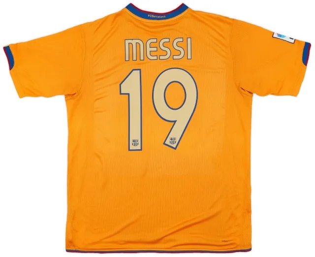Nike 2006-08 Barcelona Away Shirt Messi #19 - 8/10 - (L)