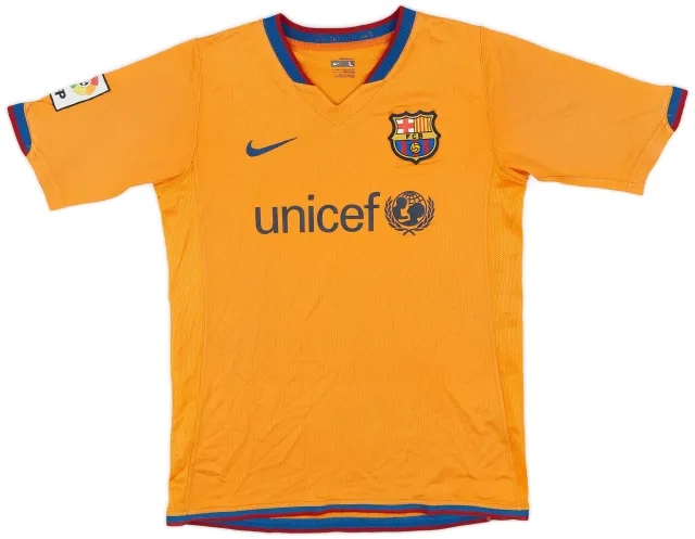 Nike 2006-08 Barcelona Away Shirt - 7/10 - (L.Boys)